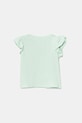 United Colors of Benetton tricou din bumbac pentru bebelusi 3096A106F.W.Seasonal verde SS25