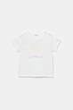 Бавовняна футболка для немовлят United Colors of Benetton бавовна білий 3I1XA1069.G.W.Seasonal