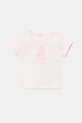 United Colors of Benetton tricou din bumbac pentru bebeluși print roz 3I1XA1069.G.W.Seasonal