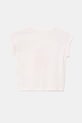 United Colors of Benetton tricou din bumbac pentru bebelusi 3I1XA106A.G.W.Seasonal roz SS25