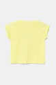 Детская хлопковая футболка United Colors of Benetton 3I1XA106A.G.W.Seasonal зелёный SS25