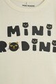 Детская хлопковая футболка Mini Rodini Mini Rodini Cats бежевый 2512010611