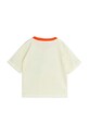 Хлопчик Дитяча бавовняна футболка Mini Rodini Cool cats 2512012611 бежевий