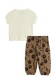 Дитячий комплект Mini Rodini Mini Rodini Cats 2514010811 бежевий SS25