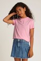 Дитяча бавовняна футболка Tommy Hilfiger бавовна рожевий KS0KS00594.74.122.PPYA