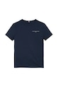 Tommy Hilfiger tricou de bumbac pentru copii KS0KS00594.74.122.PPYA bleumarin SS25