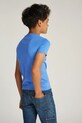 Παιδικό βαμβακερό μπλουζάκι Tommy Hilfiger μπλε KS0KS00594.122.176.PPYA