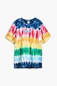 Desigual tricou de bumbac pentru copii 25SBTK07 galben SS25