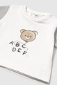BIMBA Mayoral Newborn maglietta in cotone neonati 1037.1Q.Newborn.PPYH bianco