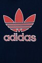 Детская хлопковая футболка adidas Originals тёмно-синий JC9117