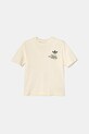 Băieți adidas Originals tricou de bumbac pentru copii JD1279 bej