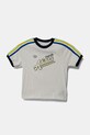 Παιδικό βαμβακερό μπλουζάκι adidas Originals JC8403 λευκό SS25