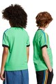 Дитяча бавовняна футболка adidas Originals JC8405 зелений