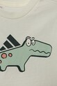 adidas tricou de bumbac pentru copii bej JD3437