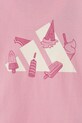 adidas tricou de bumbac pentru copii roz JI6680