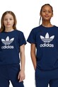 Детская хлопковая футболка adidas Originals хлопок тёмно-синий IY7417