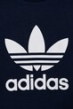 adidas Originals tricou de bumbac pentru copii bleumarin IY7417