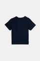 Хлопчик Дитяча бавовняна футболка adidas Originals IY2382 темно-синій