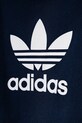 Дитяча бавовняна футболка adidas Originals темно-синій IY2382
