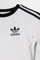 Αγορίστικα Παιδικό βαμβακερό μπλουζάκι adidas Originals JE0519 λευκό
