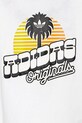 Дитяча бавовняна футболка adidas Originals білий JD0371