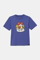 Dětské bavlněné tričko adidas JI6692 fialová SS25