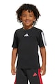 adidas t-shirt bawełniany dziecięcy aplikacja czarny JE0317