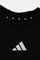 Детская хлопковая футболка adidas чёрный JE0317
