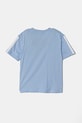 Хлопчик Дитяча бавовняна футболка adidas JD6512 блакитний