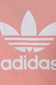 Dječja pamučna majica kratkih rukava adidas Originals narančasta JC9188