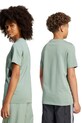 adidas Originals t-shirt bawełniany dziecięcy JC8418 turkusowy