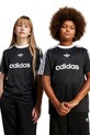adidas Originals t-shirt dziecięcy wzorzyste czarny JC7309