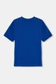 Chłopiec adidas t-shirt bawełniany dziecięcy JC9717 niebieski