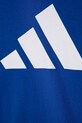 adidas t-shirt bawełniany dziecięcy niebieski JC9717