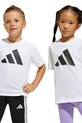 Детская хлопковая футболка adidas хлопок белый JC9720
