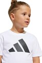 Детская хлопковая футболка adidas JC9720