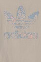 Детская хлопковая футболка adidas Originals серый JJ0277