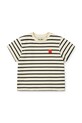 Liewood tricou copii Sixten Stripe Shortsleeve T-shirt LW19079 bleumarin SS25