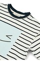 Băieți Liewood tricou de bumbac pentru copii Tyler Placement Shortsleeve T-shirt LW19813 alb
