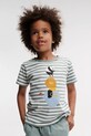 Liewood tricou de bumbac pentru copii Apia Placement Shortsleeve T-shirt print verde LW19844