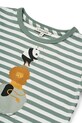 Liewood tricou de bumbac pentru copii Apia Placement Shortsleeve T-shirt verde LW19844