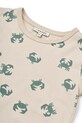 Liewood tricou de bumbac pentru copii Apia Printed Shortsleeve T-shirt verde LW19845