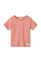 Liewood tricou de bumbac pentru copii Apia Shortsleeve T-shirt LW19923 roz SS25