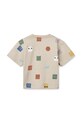Παιδικό βαμβακερό μπλουζάκι Liewood Tyler Printed Shortsleeve T-shirt LW19931 μπεζ SS25