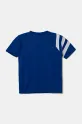 adidas Performance t-shirt dziecięcy IQ3207 niebieski SS25