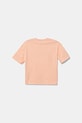 Chłopiec adidas Originals t-shirt bawełniany dziecięcy JC9116 pomarańczowy