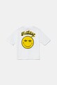 Παιδικό βαμβακερό μπλουζάκι adidas Originals JD0411 λευκό SS25