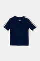 Детская хлопковая футболка adidas JL6138 тёмно-синий SS25