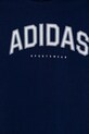 Deklice Otroška bombažna kratka majica adidas JL6138 mornarsko modra