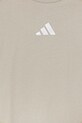 Chlapec Detské bavlnené tričko adidas JN7995 béžová